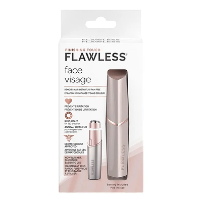 Finishing Touch Flawless Facial Hair Remover, Blush (Packaging may vary), Hair Remover, 1ea