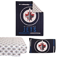 NHL Winnipeg Jets 4-Piece Twin Bedding Set