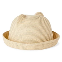 George Toddler Girls' Kitty Straw Hat