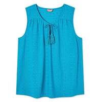 Iyla Plus Women's Tassel Tank