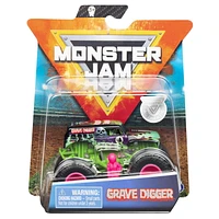 Monster Jam, Official Grave Digger Monster Truck, Die-Cast Vehicle, Danger Divas Series, 1:64 Scale