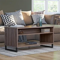 Coffee Table, Distressed Gray Oak