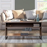 Coffee Table, Distressed Gray Oak