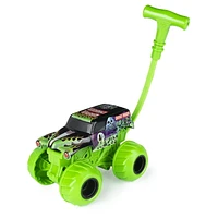 Monster Jam, Official Grave Digger Spin Rippers Monster Truck, 1:43 Scale Ripcord Vehicle