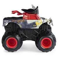 Monster Jam, Official Pirate’s Curse Spin Rippers Monster Truck, 1:43 Scale Ripcord Vehicle