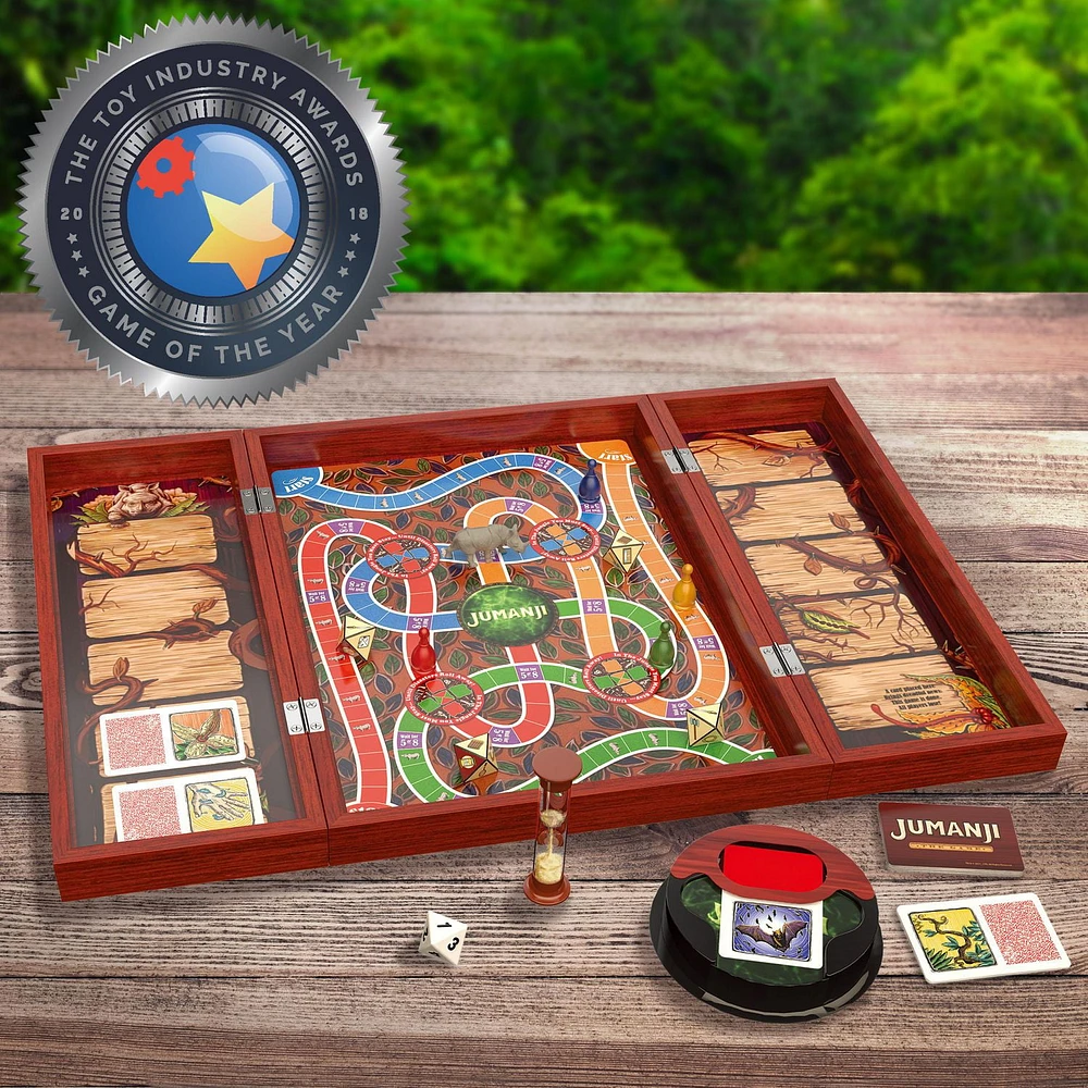 Deluxe Wood Jumanji Classic Retro '90s Game