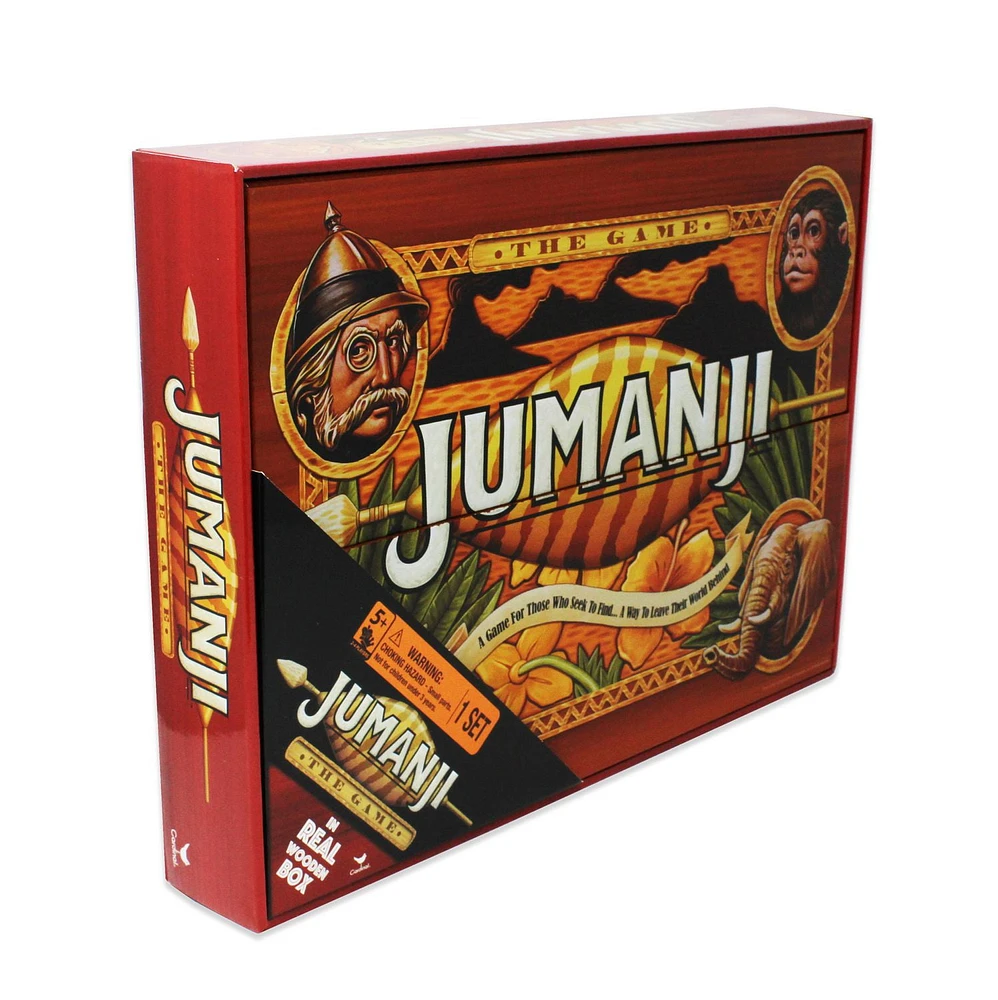 Deluxe Wood Jumanji Classic Retro '90s Game