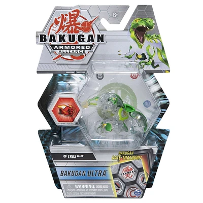 Bakugan Ultra, Diamond Trox, Figurine Armored Alliance articulée de 7,5 cm à collectionner et carte à échanger