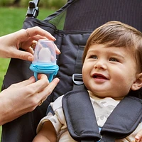 Silicone Baby Food Feeder, 2 Pack (Blue/Mint), Fresh Feeder