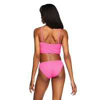 No Boundaries Women's V-Waistband Swim Bottom