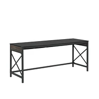 Sauder Foundry Road™ Table Desk, Carbon Oak, 428157