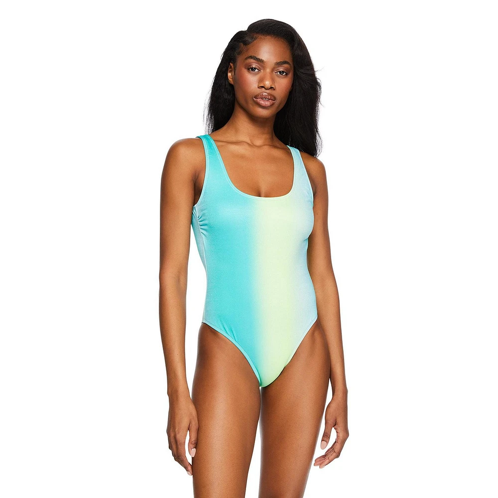 Maillot de bain à encolure dégagée No Boundaries pour femmes