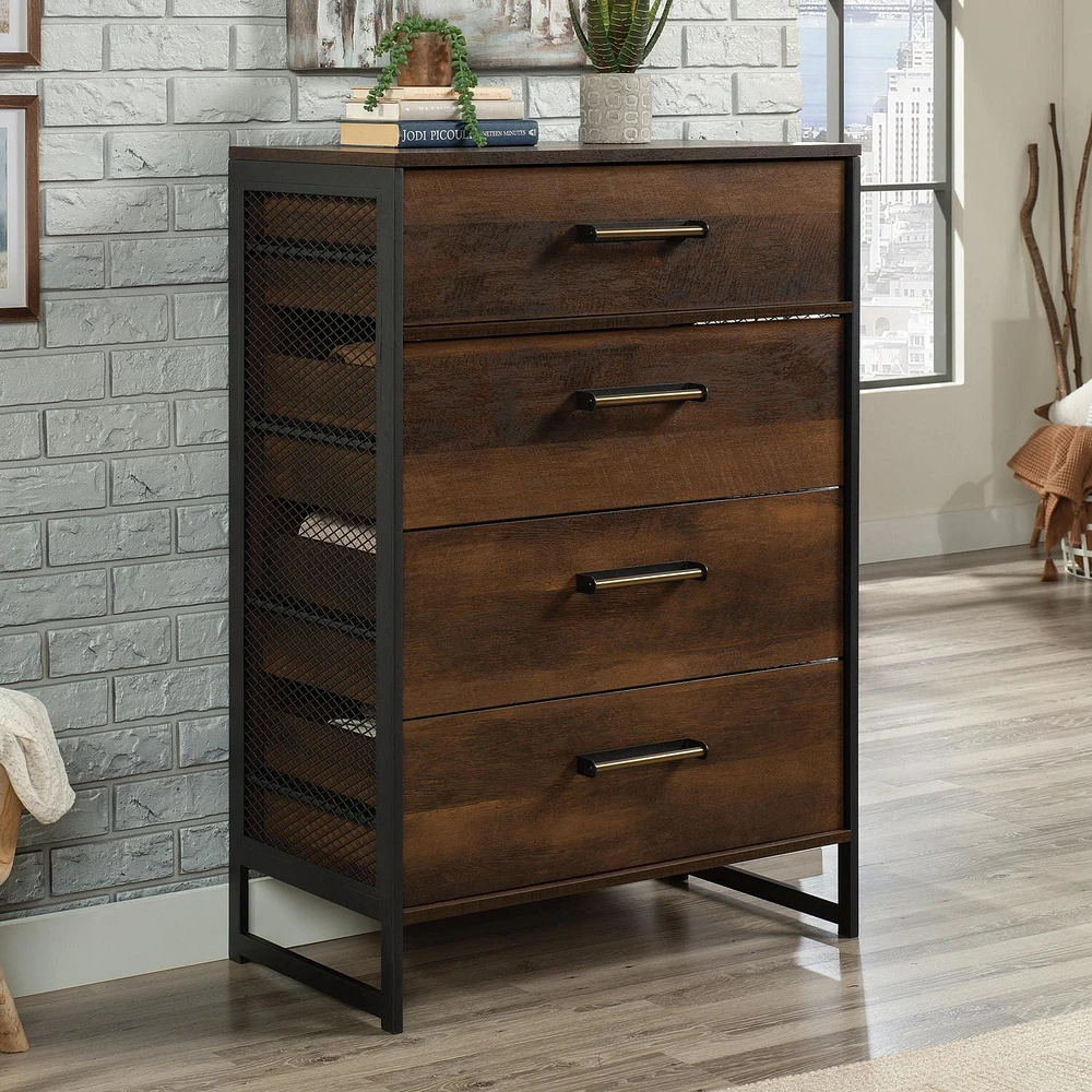 Sauder Briarbrook® 4 Drawer Chest, Barrel Oak, 429381