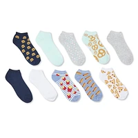 George Women's Ankle Socks 10-Pack, Sizes 9-11