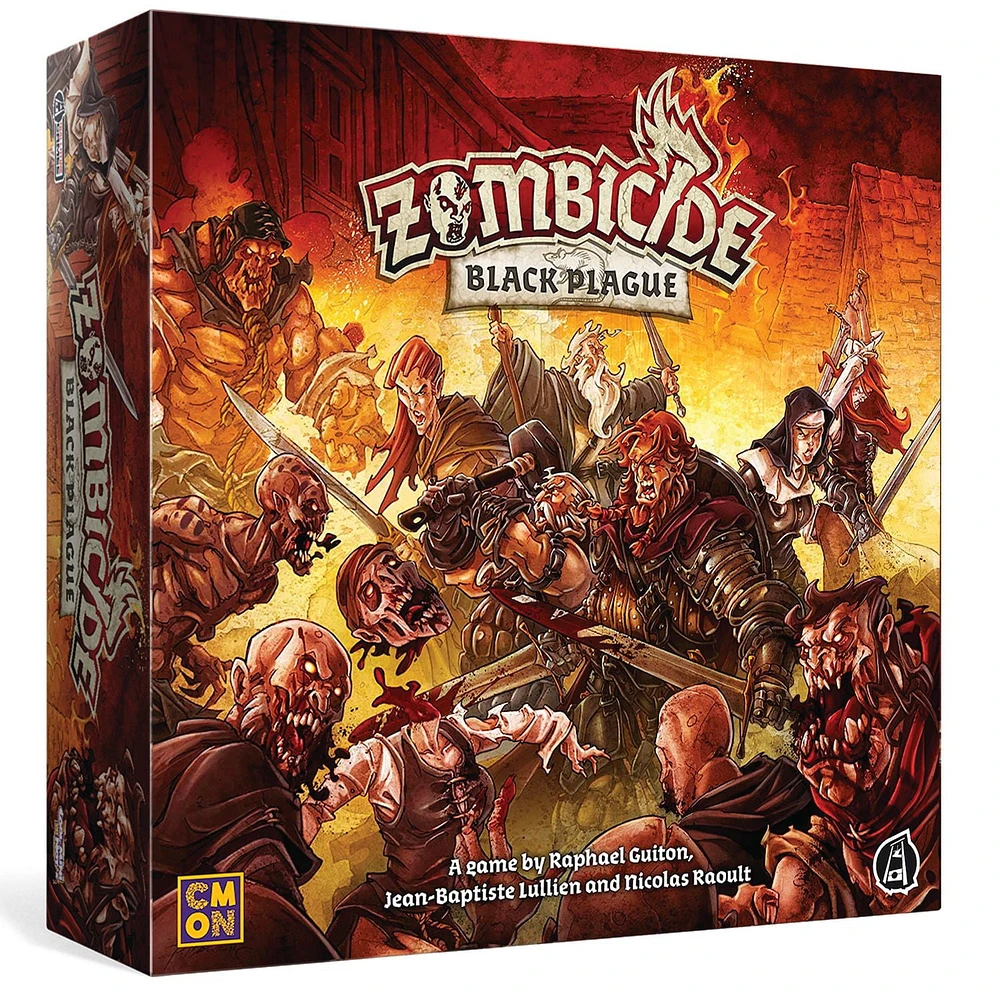 Zombicide Black Plague - English Version - Strategy Board Game - Cooperative Game for Teens and Adults - Zombie Board Game - Ages 14+ - 1-6 Players - Average Playtime of 60 Minutes - Made by CMON