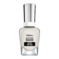 Sally Hansen Complete Salon Manicure™ Beautifiers, Matte Top Coat, beautiful matte finish, Contains mattening agent that neutralizes gloss, Beautify your manicure