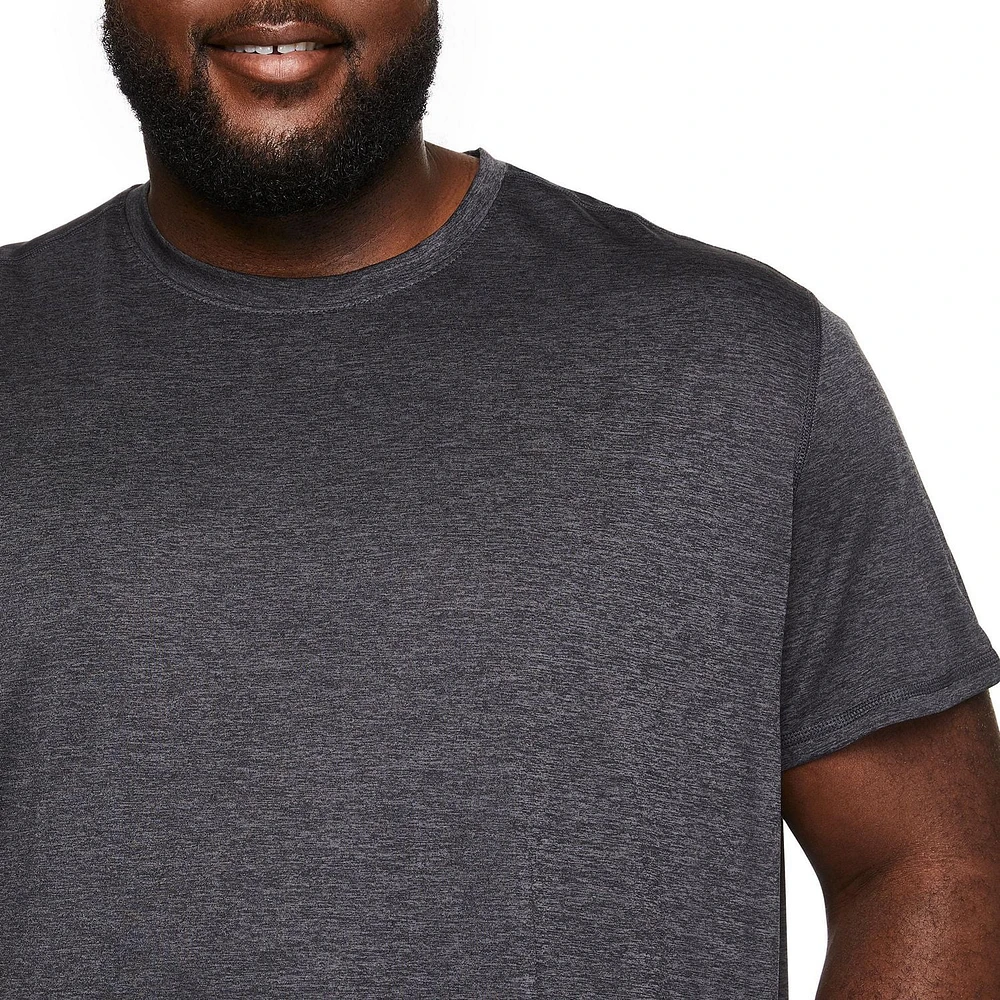 Athletic Works Big Men's Short Sleeve Slim-Fit Tee