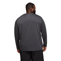 Athletic Works Big Men's Long Sleeve Slim-Fit Tee