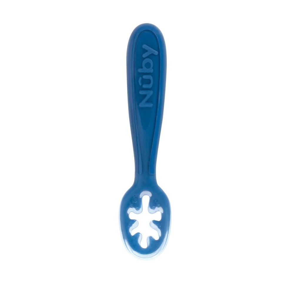 Nûby™ Baby's First Spoons with Easy Grip Silicone Handles, For children 6 months +
