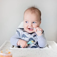 Nûby™ Baby's First Spoons with Easy Grip Silicone Handles, For children 6 months +