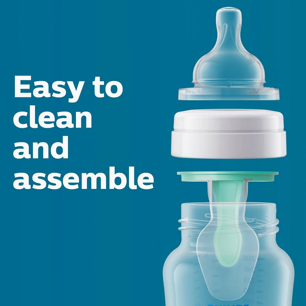 Philips Avent Anti-colic Baby Bottle Flow 2 Nipple, 2 pack, SCY762/02, 2pk Philips Avent Anti-colic Nipples