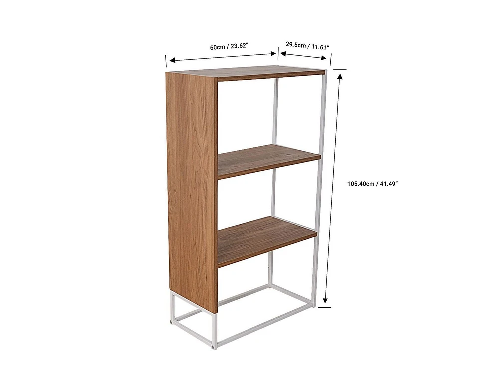 Milo Collection Three Tier Bookshelf