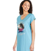 George Women's V-Neckline Nightshirt, Sizes S-XL