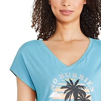 George Women's V-Neckline Nightshirt, Sizes S-XL