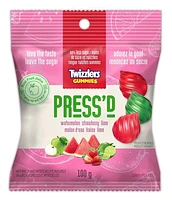 TWIZZLERS Gummies PRESS'D Watermelon, Strawberry, Lime