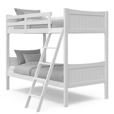 Aspen Twin Bunk Bed, White