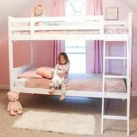 Aspen Twin Bunk Bed, White