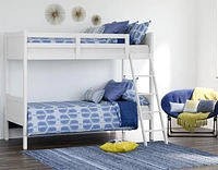 Aspen Twin Bunk Bed, White