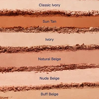 Marcelle Fond de teint compact + cache-cernes + poudre fixatrice 3 en 1 Skincaring avec acide hyaluronique Couvrance modulable, 8.5 g