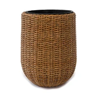 Rolland Rattan Planter Light Brown