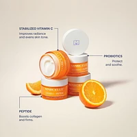 Marcelle Vitamin C + Peptide Collagen & Glow Day & Night Moisturizer, Brightening & Smoothing, 50 mL