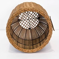 Rolland Rattan Planter Light Brown