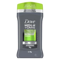 Dove Men Care with Vitamin E and 1/4 Moisturizers Non-Irritant 72H Antiperspirant, 2 x 76 g Antiperspirant