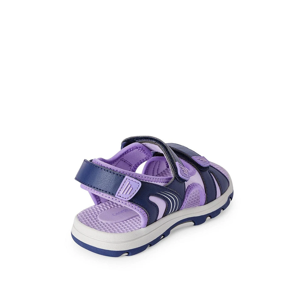 Sandales de sport George pour filles Pointures pieds larges 11-4
