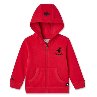 Canadiana Toddlers' Gender Inclusive Full-Zip Hoodie, Sizes 2T-5T