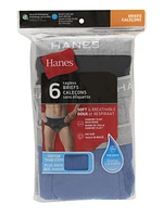 Hanes Men's Comfort Flex Mid-Rise Briefs, 6-Pack - Assorted