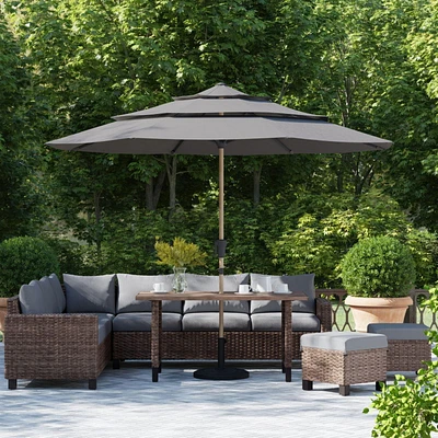Ensemble modulaire extérieur 5 pièces pour patio Brookbury Better Homes & Gardens Osier tissé à la main