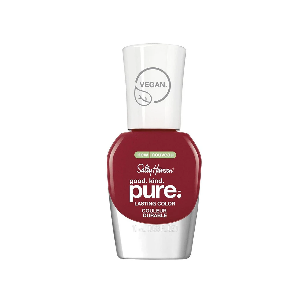 Sally Hansen - Good. Kind. Pure™, vernis à ongles 100 % végétalien, Sans 15, avec du bambou durable et des algues marines pour un soin supplémentaire Sans 15
