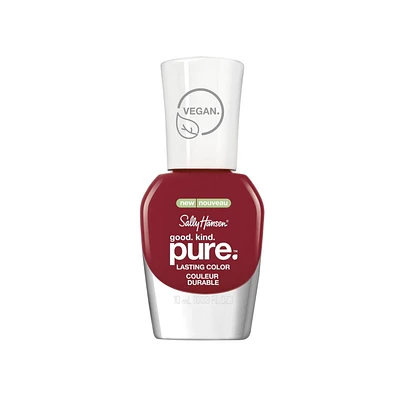 Sally Hansen - Good. Kind. Pure™, vernis à ongles 100 % végétalien, Sans 15, avec du bambou durable et des algues marines pour un soin supplémentaire Sans 15