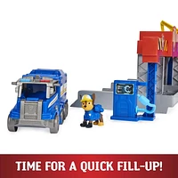 PAW Patrol Big Truck Pups, Truck Stop HQ, 3ft. Wide Transforming Playset, Action Figures, Toy Cars, Lights and Sounds, Kids Toys for Ages 3 and up