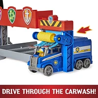 PAW Patrol Big Truck Pups, Truck Stop HQ, 3ft. Wide Transforming Playset, Action Figures, Toy Cars, Lights and Sounds, Kids Toys for Ages 3 and up