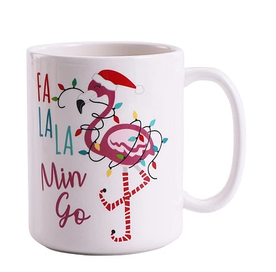 Holiday Time Flamigo & Cactus Mug