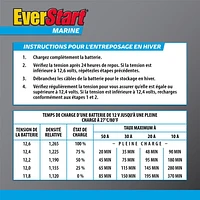 EverStart MARINE 27DC-850N, 12 Volt, Marine/RV Battery, Group Size 27, 800 MCA, EverStart, Marine Battery