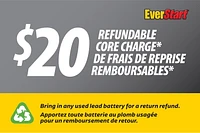 EverStart AUTO MAXX-96R, 12 Volt, Car Battery, Group Size 96R, 600 CCA, EverStart, Car Battery