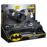 BATMAN, Batmobile and Batboat 2-in-1 Transforming Vehicle, For Use with BATMAN 4-Inch Action Figures