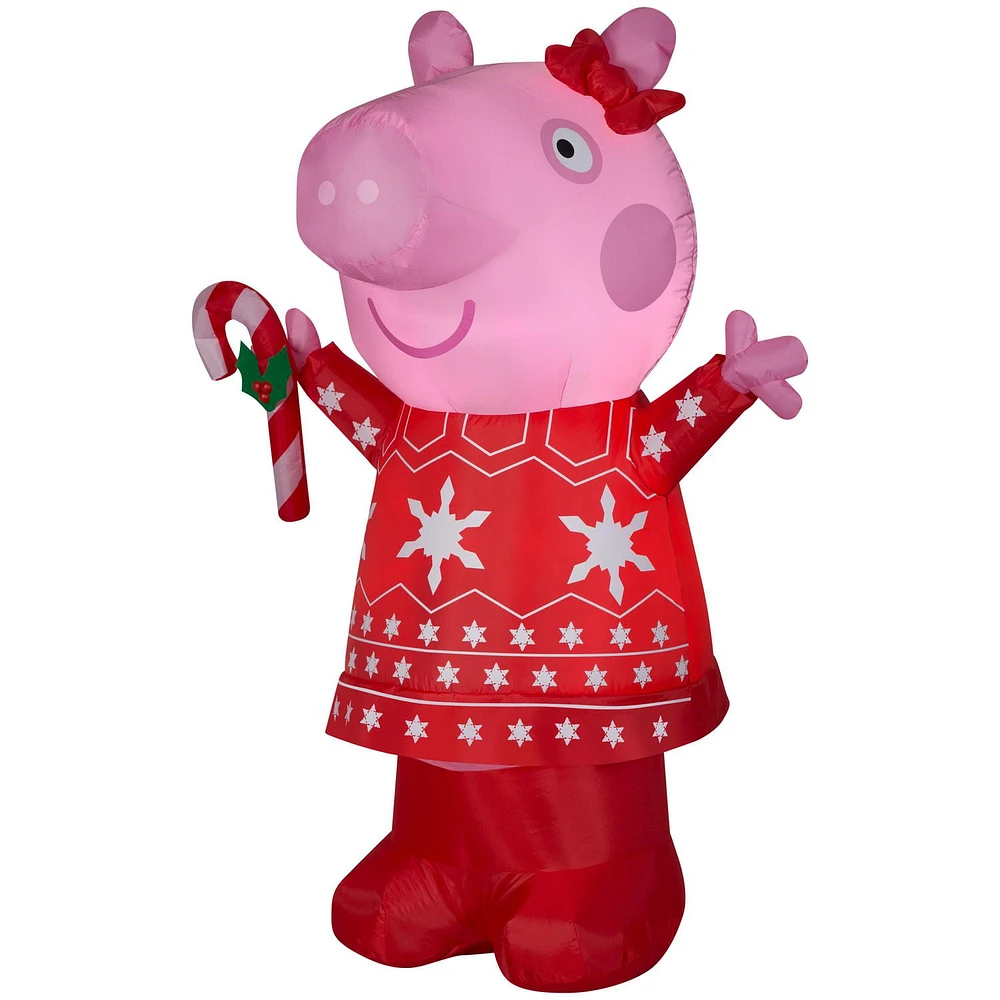 Airblown Peppa Pig in Christmas Sweater MD Hasbro